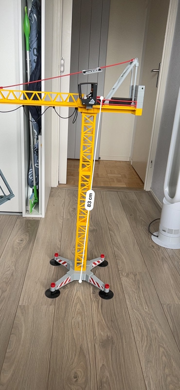 Playmobil Hijskraan, Ophalen, Zo goed als nieuw, Afstandsbediening