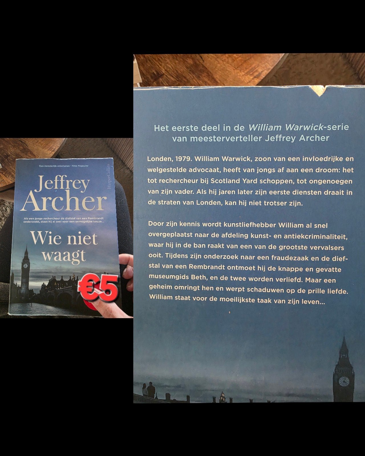 Jeffrey archer wie niet waagt, Ophalen of Verzenden, Zo goed als nieuw