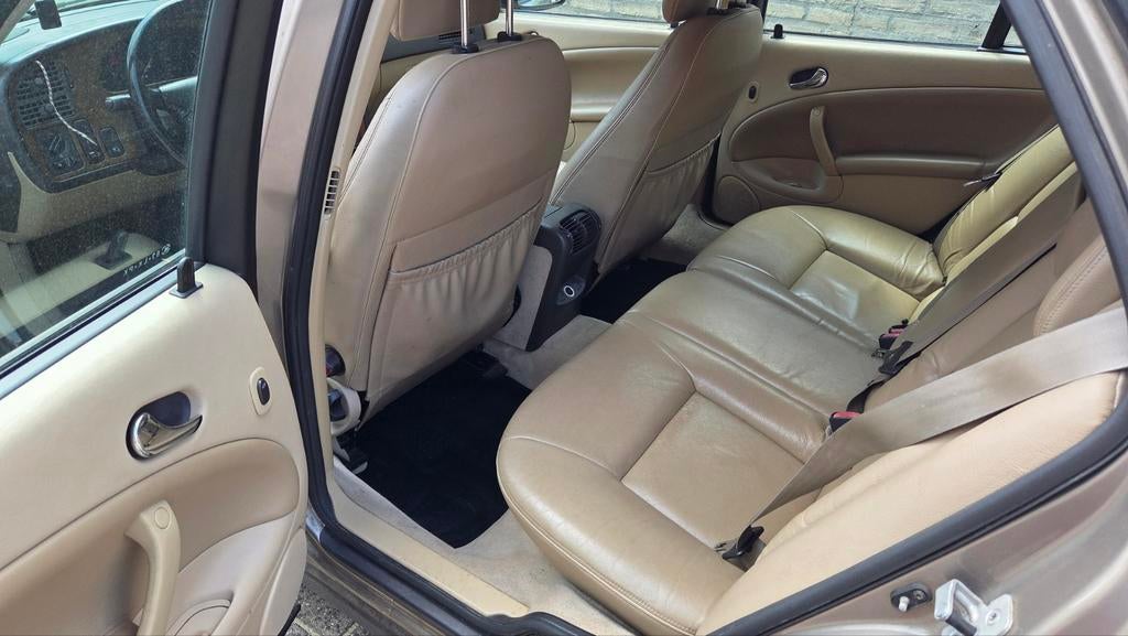 Saab 9-5 2.3 T Estate 2003 Hazelnoot bruin, Auto's, Voorwielaandrijving, 1800 kg, Beige, 2290 cc