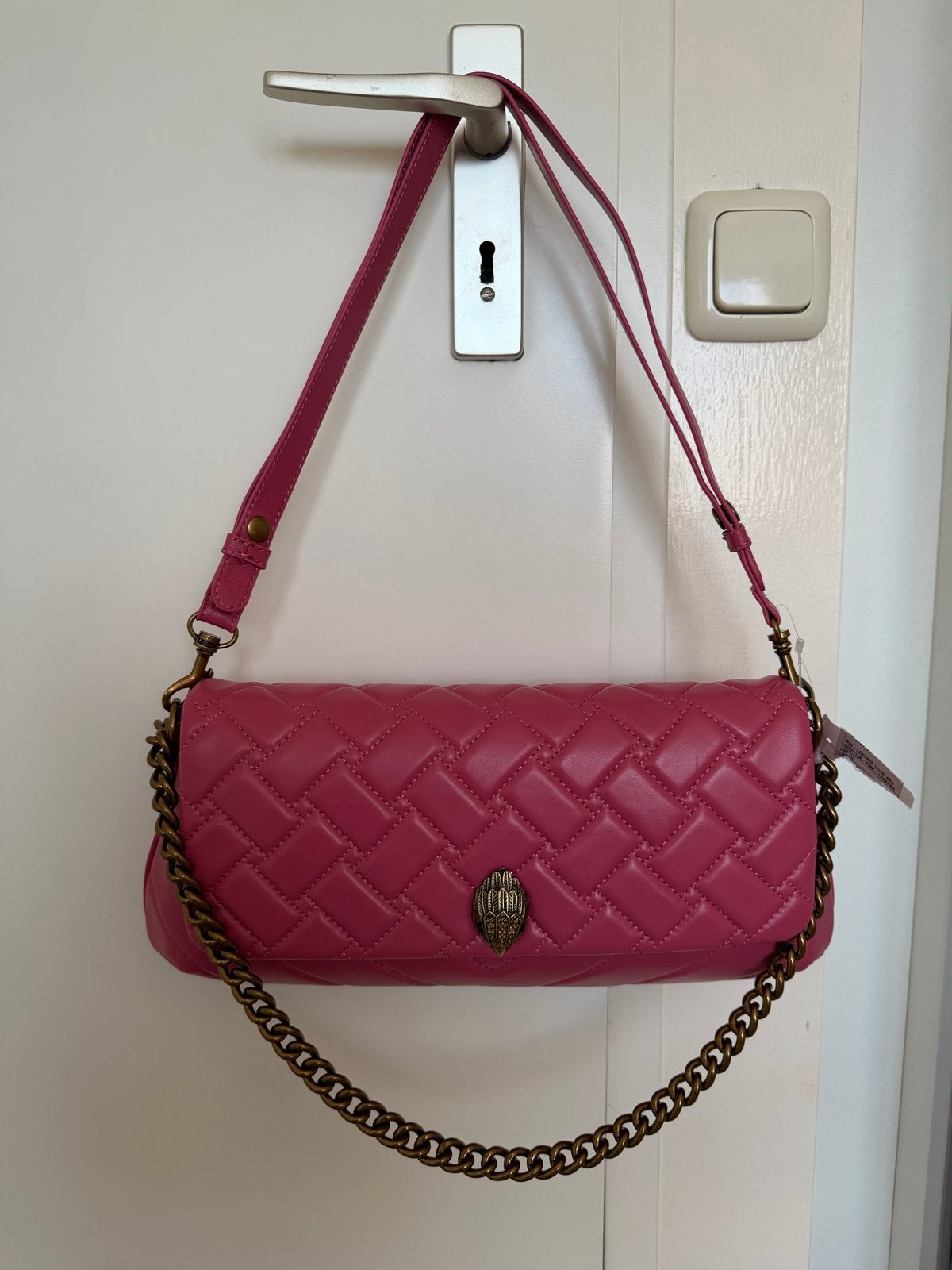 Nieuwe Kurt Geiger Kensington Schoudertas Roze, Ophalen of Verzenden, Nieuw, Roze, Schoudertasje