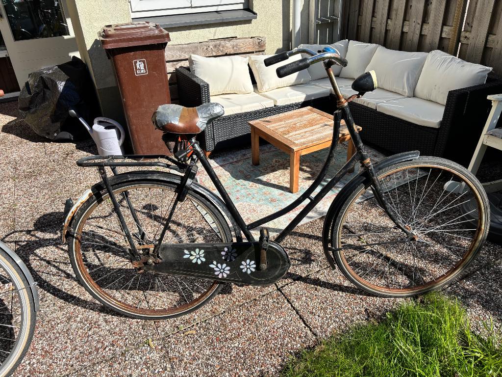 Studentenfiets/ omafiets, Ophalen, Terugtraprem