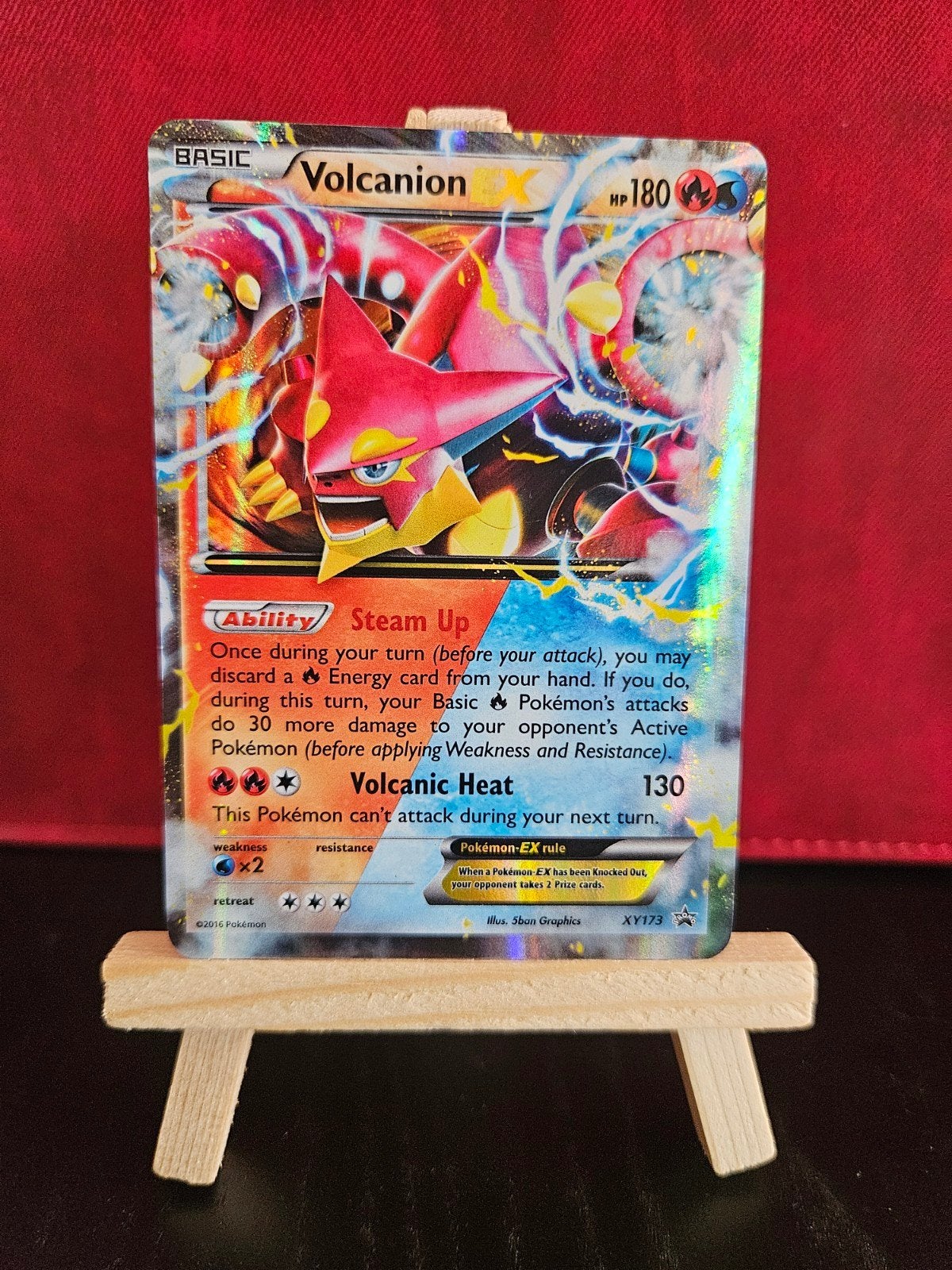 Volcanion EX #XY173, Ophalen of Verzenden, Zo goed als nieuw, Losse kaart