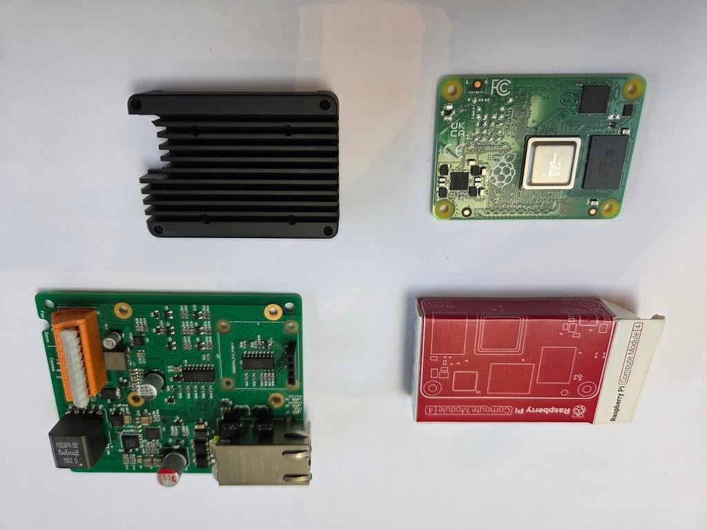 Raspberry Pi Compute Module 4 met koeling en PoE moederbord, Ophalen of Verzenden, Overige typen