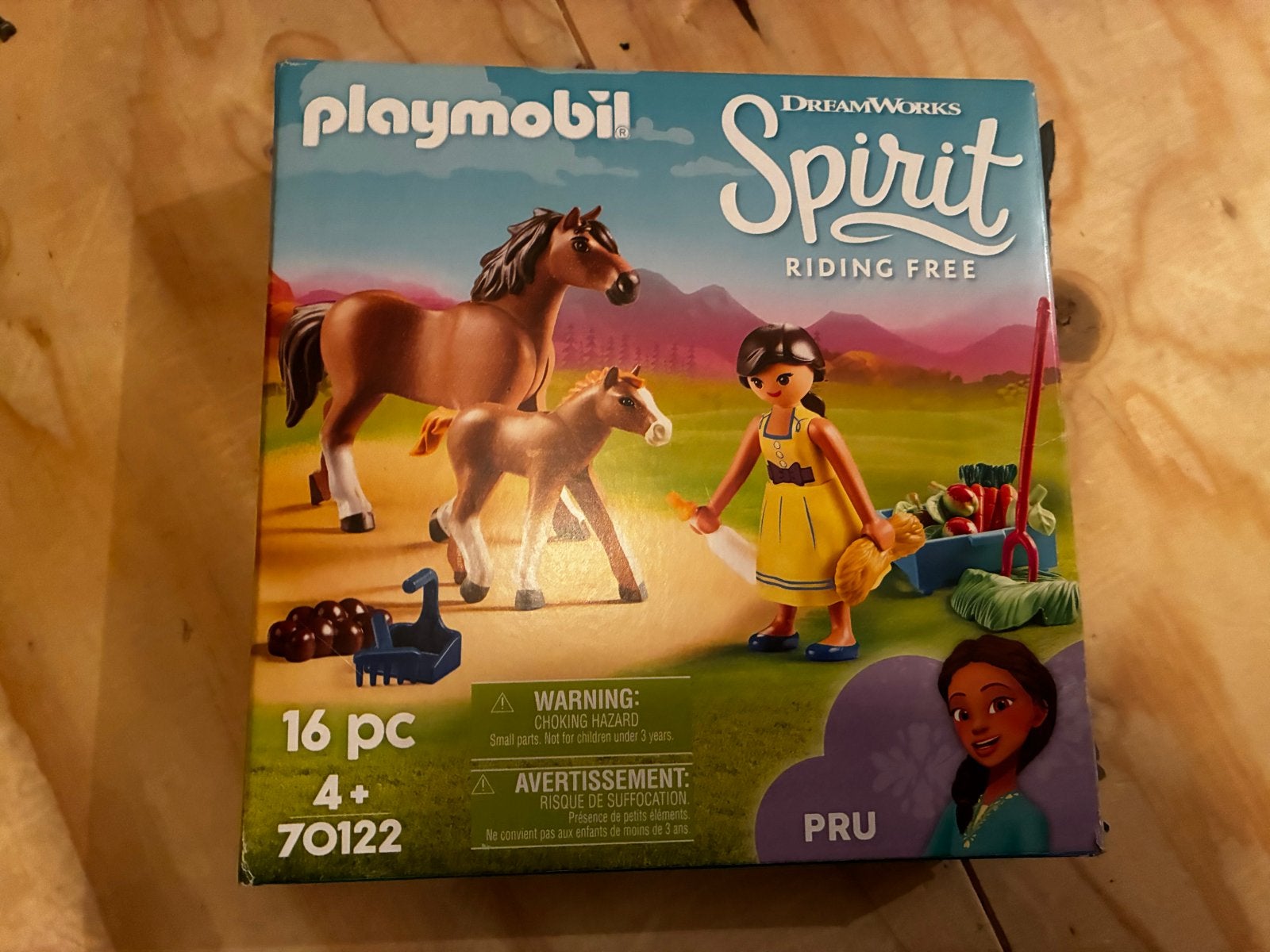 Playmobil Spirit Riding Free Pru met paarden 70122 compleet, Gebruikt, Complete set, Ophalen of Verzenden, Figuren