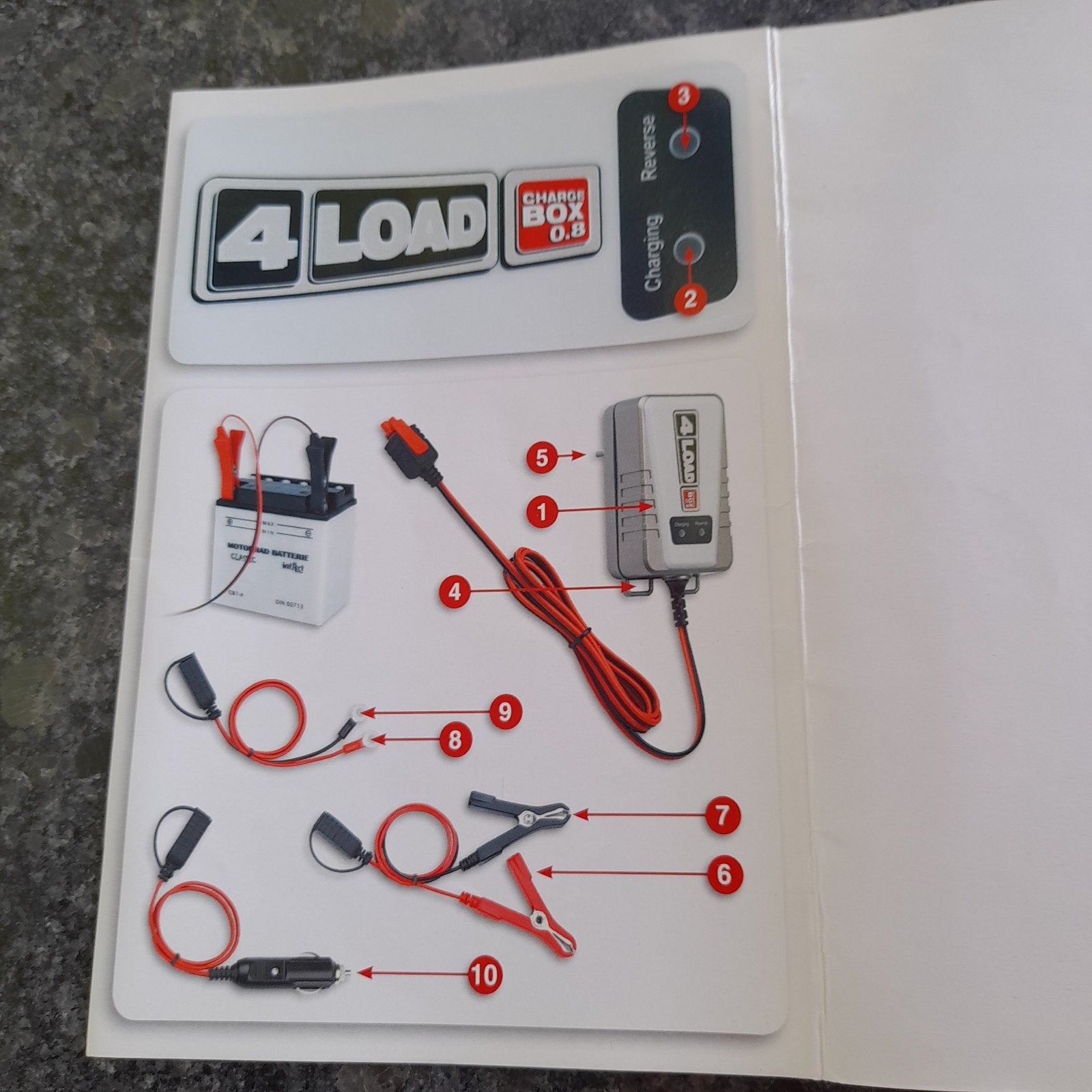 4Load Charge Box 0.8 Acculader - 0.8 Amp, Auto-onderdelen, Accu's en Toebehoren, Ophalen of Verzenden