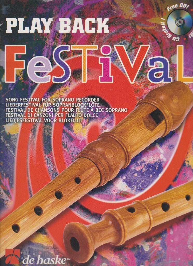 PLAY BACK – FeSTiVaL, Muziek en Instrumenten, Bladmuziek, Gebruikt, Ophalen of Verzenden, Blokfluit, Artiest of Componist