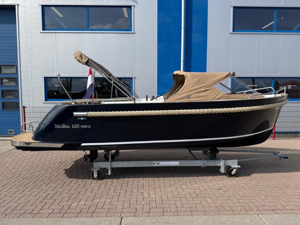 Maxima 620 Retro (bj 2020), Watersport en Boten, Gebruikt, Polyester, Benzine