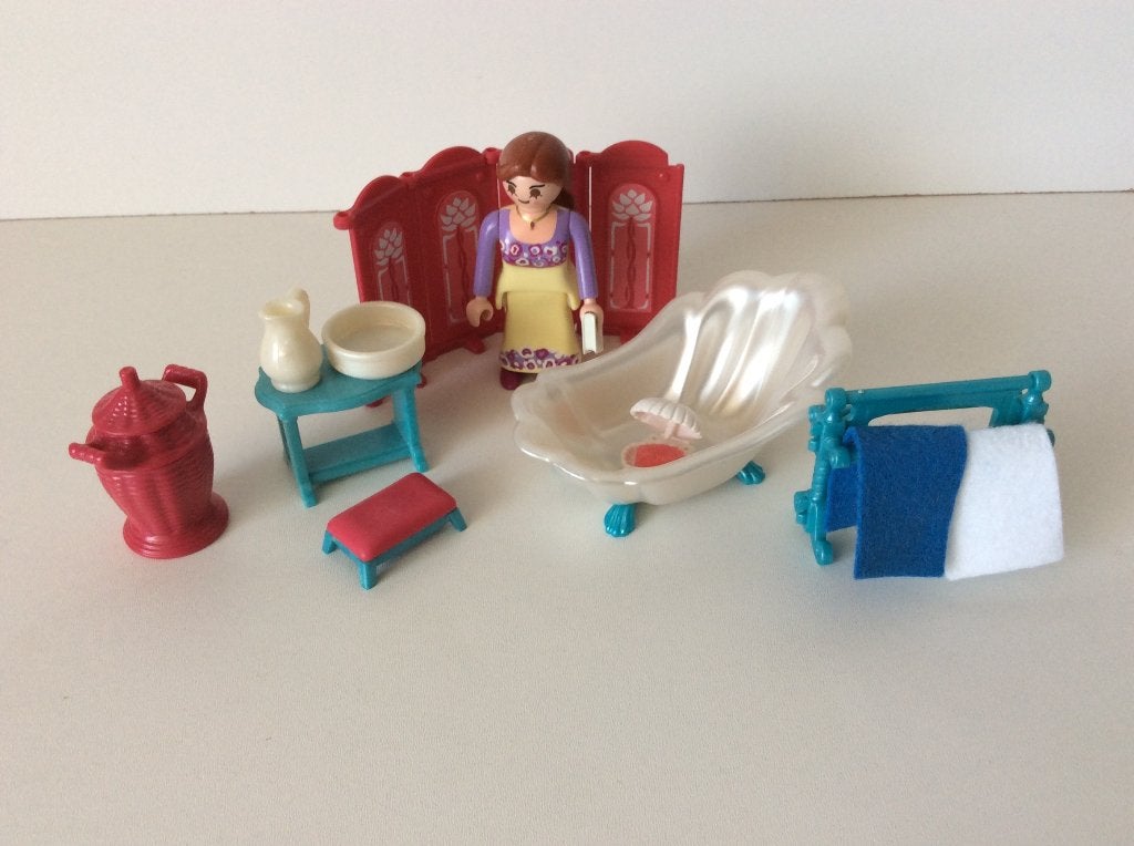 playmobil 5147 prinsessen badkamer, Gebruikt, Complete set, Ophalen of Verzenden, Princess