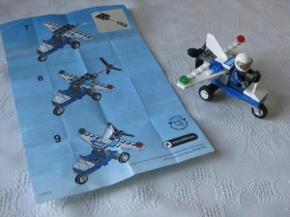 Lego City 30018 Politiehelikopter, Ophalen of Verzenden, Zo goed als nieuw