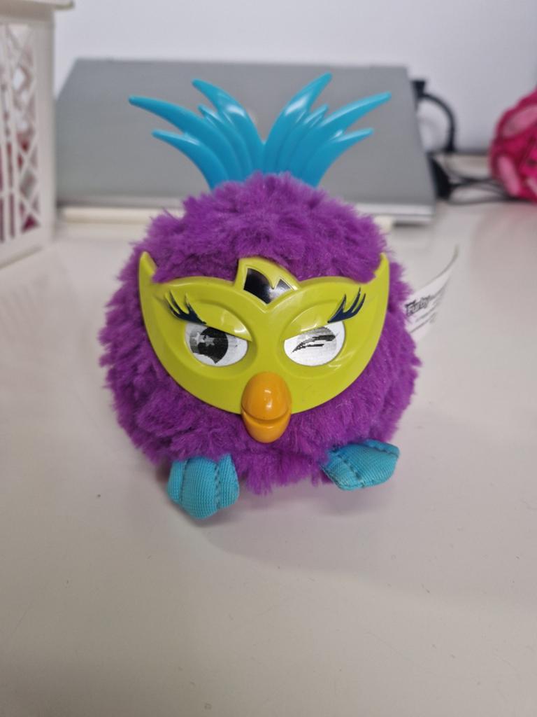 Furby Boom Mini Figuur Paars/Geel, Ophalen of Verzenden, Gebruikt, Jongen of Meisje