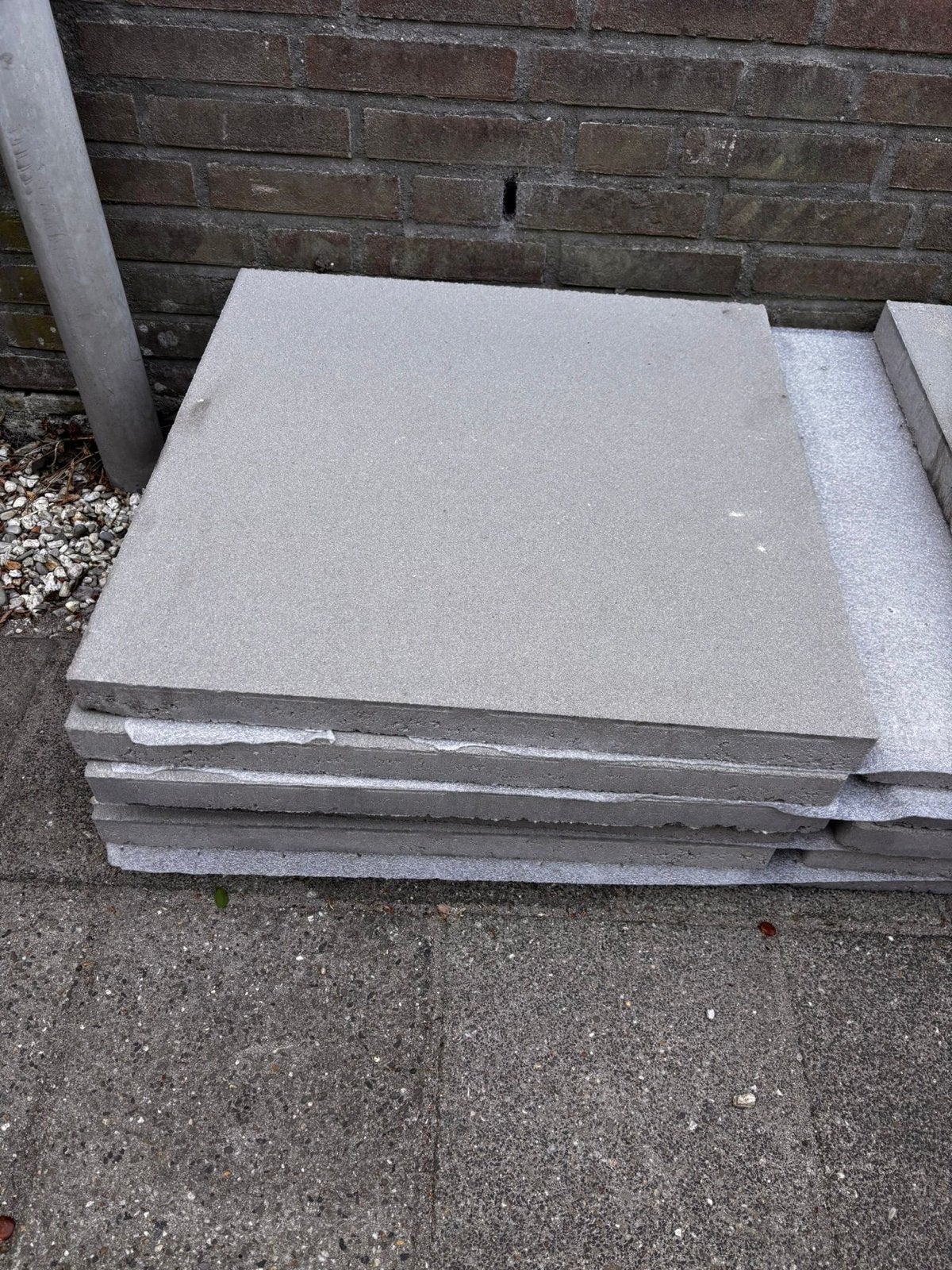 6 Nieuwe Kijlstra Design Grey Square Terrastegels 60x60cm, Tuin en Terras, Tegels en Klinkers, Nieuw, Terrastegels, Beton, Minder dan 5 m²
