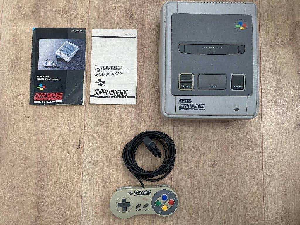 Super Nintendo SNES + 5 games | compleet, Gebruikt, 1 speler, Eén computer, Vanaf 7 jaar