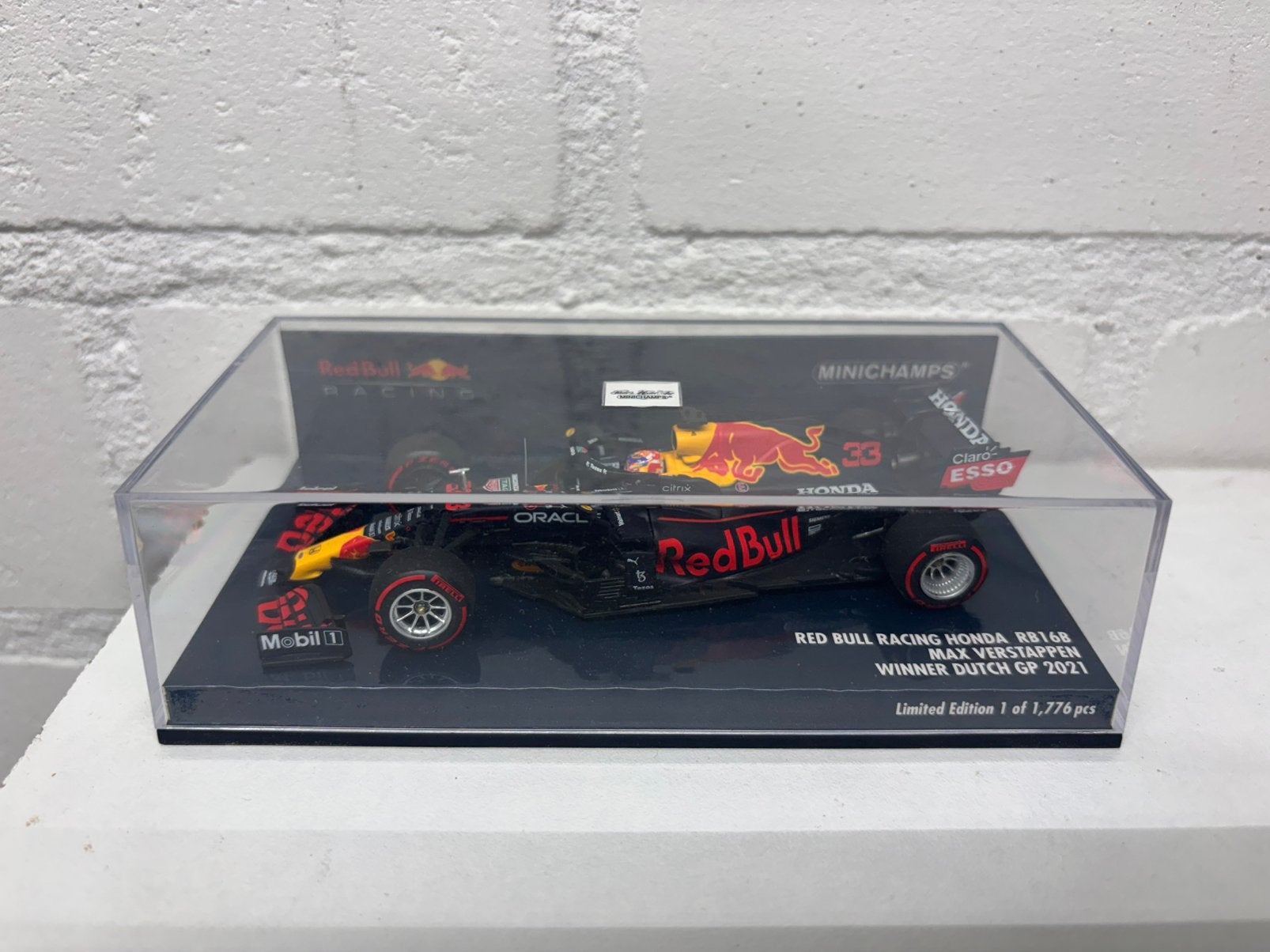 Max verstappen RB16B winner zandvoort 2021 1:43 model, Ophalen of Verzenden, Zo goed als nieuw, Formule 1