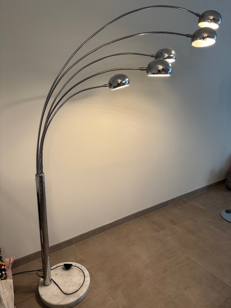 Staande lamp, Ophalen, Zo goed als nieuw, Metaal, 150 tot 200 cm