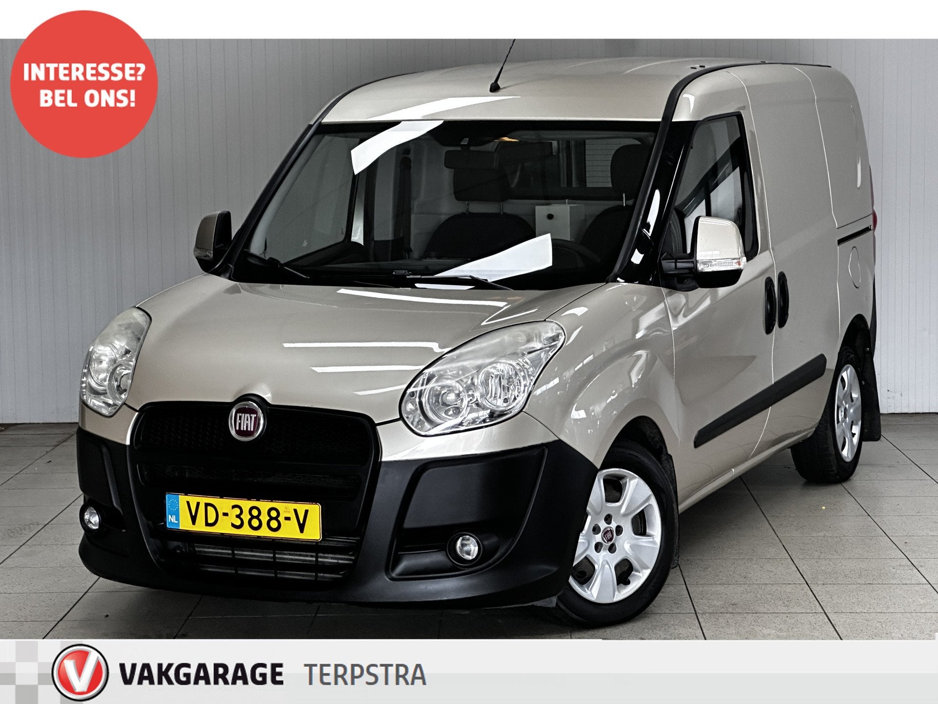 Fiat Doblò Cargo 1.6 MultiJet SX/ D-Riem Verv 210.000KM!/ A, Voorwielaandrijving, Euro 5, Stof, Gebruikt