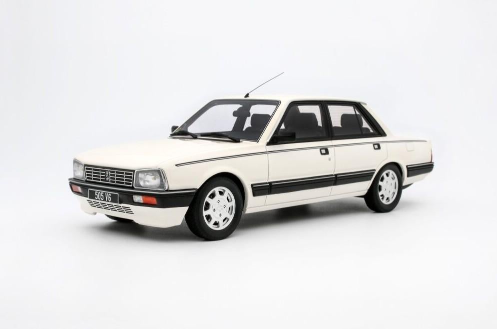 Peugeot 505 V6 1989 Blanc Meije OT1297 Ottomobile 1:18, Hobby en Vrije tijd, Modelauto's | 1:18, OttOMobile, Auto, Nieuw, Ophalen of Verzenden