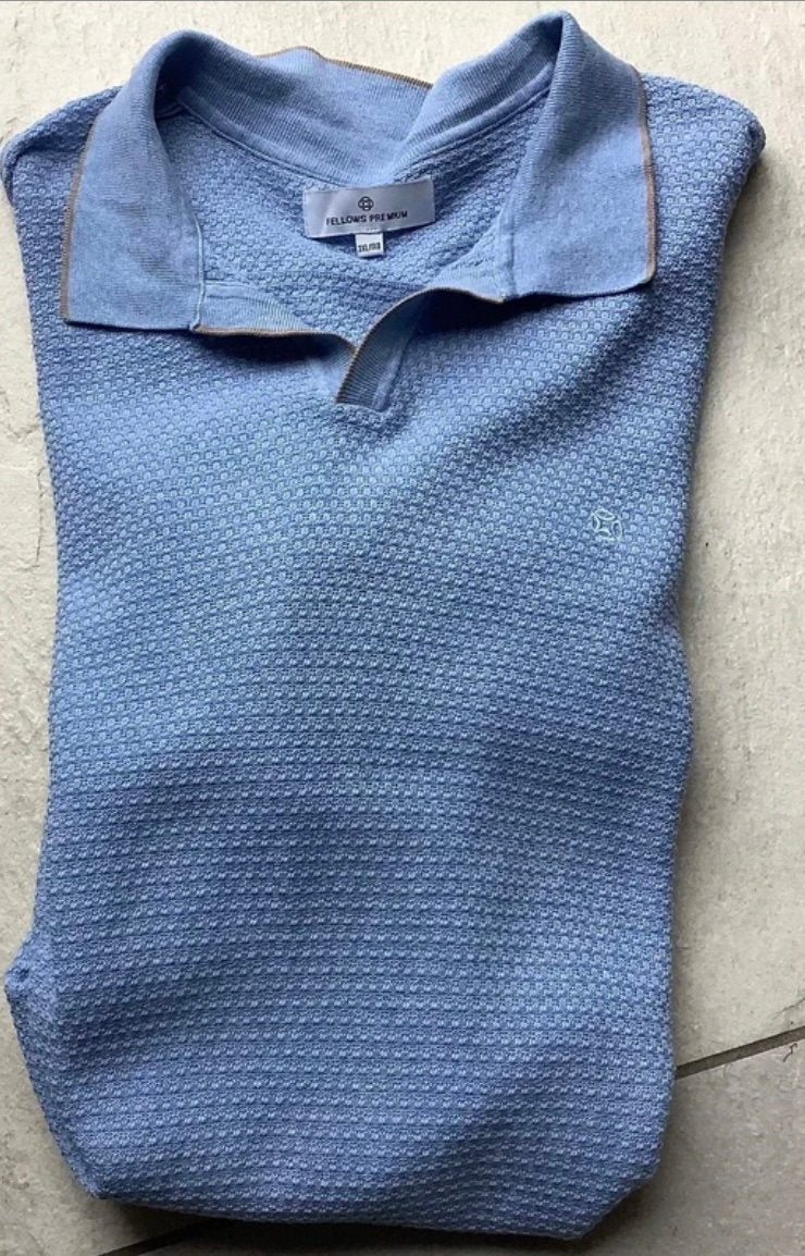Fellows United polo maat 3XL nieuw, Ophalen of Verzenden, Nieuw, Overige maten, Blauw