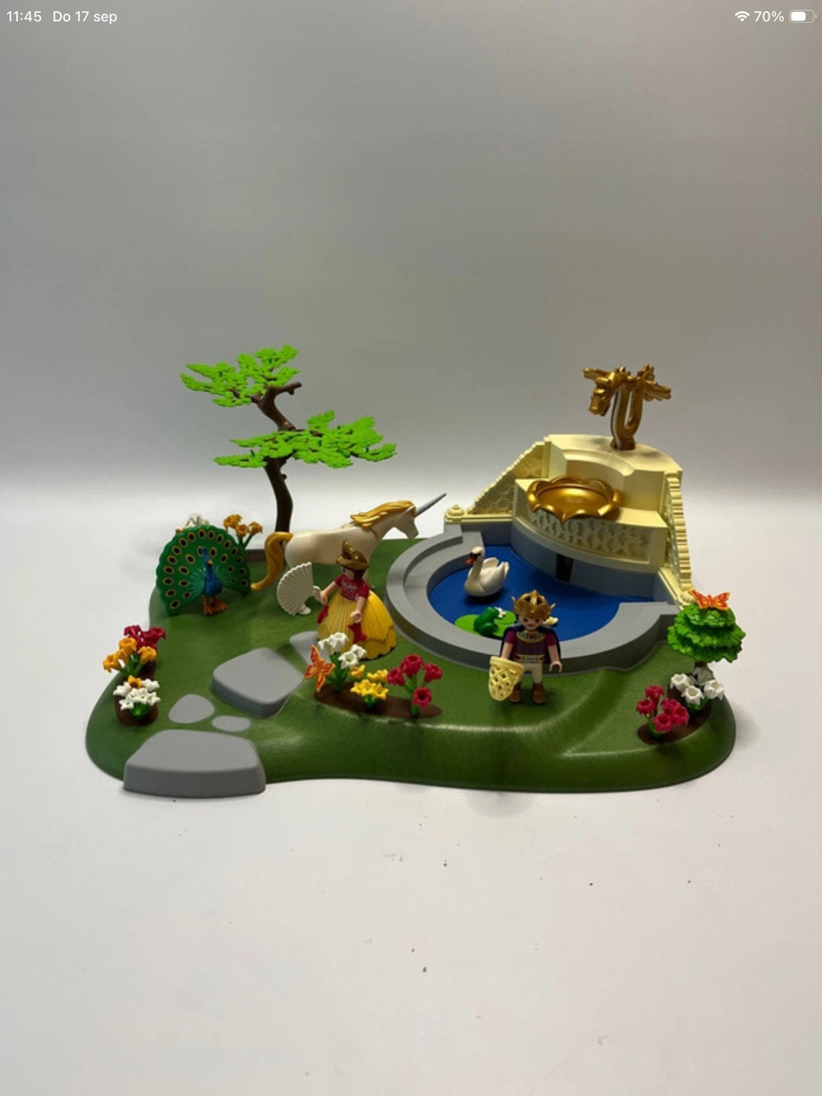 Playmobil Koninklijke fontein (447) met figuren en accessoir, Ophalen of Verzenden, Zo goed als nieuw, Jongen of Meisje