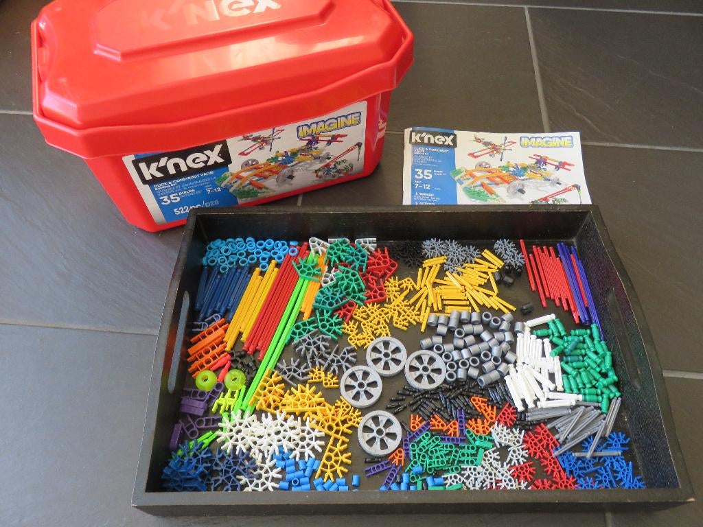 Knex constructieset 522 delig met 35 bouwmodellen., Ophalen of Verzenden, Gebruikt, K'nex