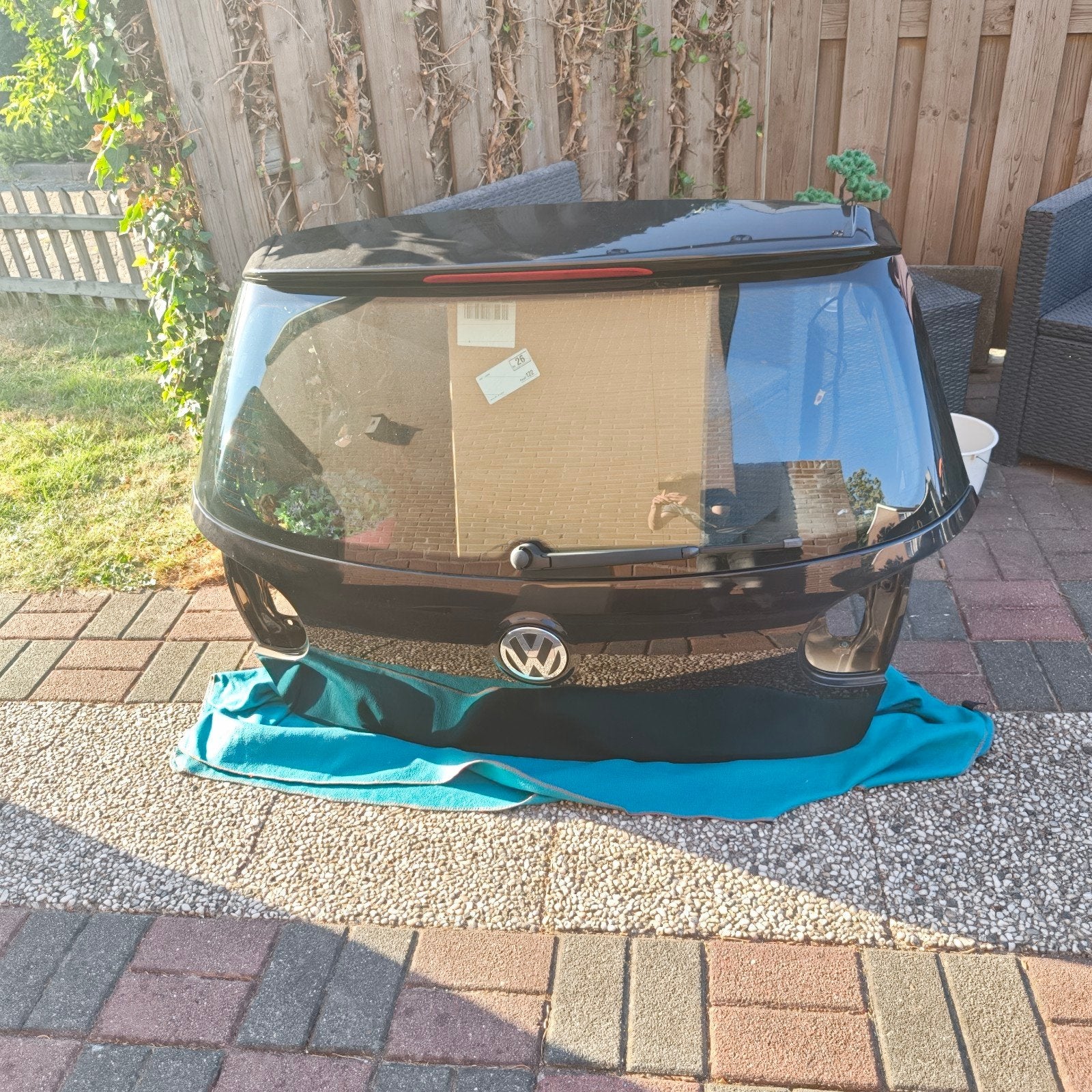 golf 5 achterklep zwart met spikkels, Auto-onderdelen, Ophalen, Gebruikt, Volkswagen