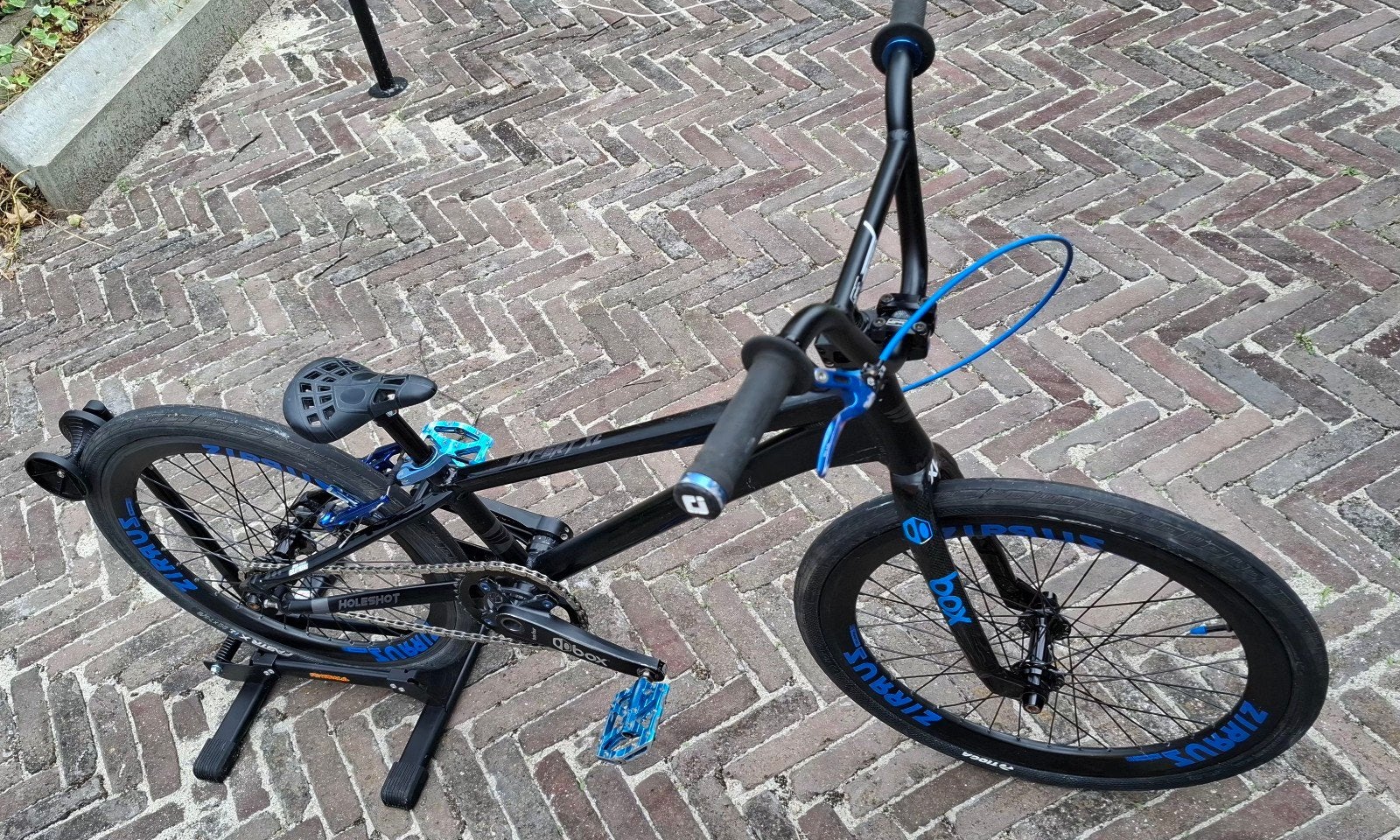 Meybo Expert XL Holestot BMX  - Carbon vork en wielen, Ophalen, Velgrem, Meybo, Aluminium