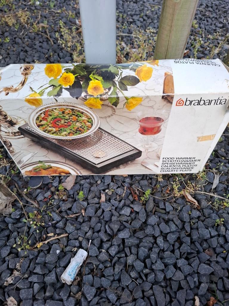Brabantia schotelwarmer - Houd je gerechten warm!, Overige typen, Zilver, Ophalen of Verzenden, Zo goed als nieuw