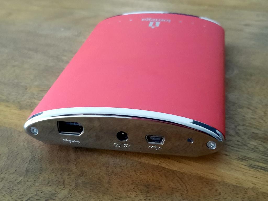 Iomega eGo 250GB Rood, Computers en Software, Harde schijven, Gebruikt, HDD, Ophalen of Verzenden, Overige aansluitingen
