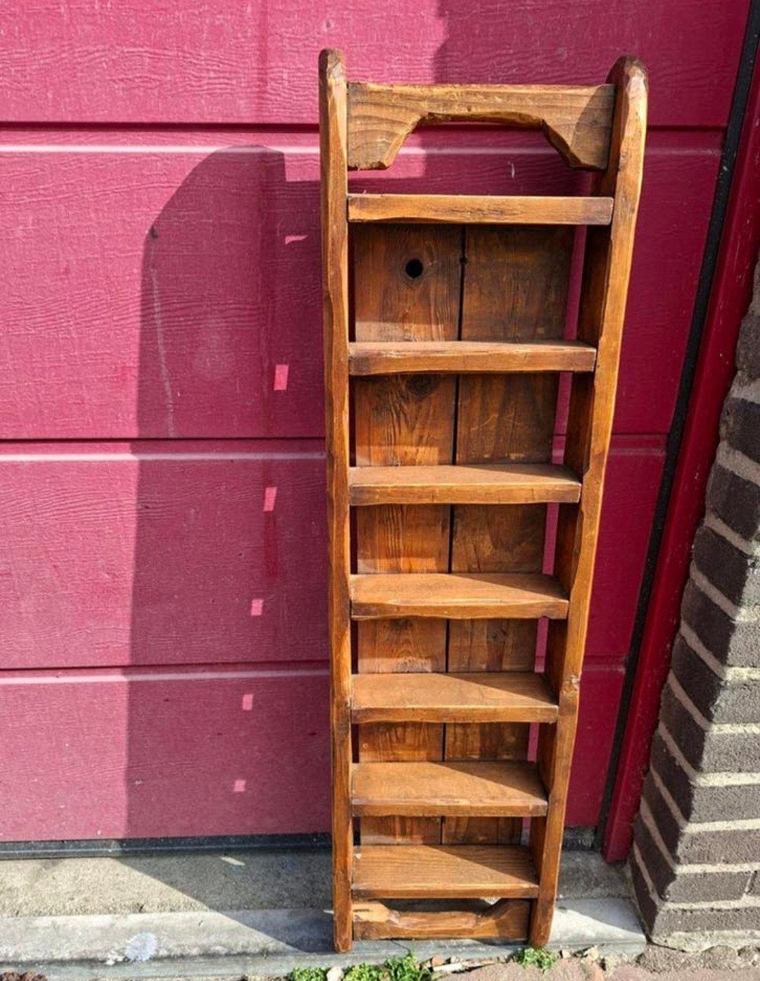 Antieke houten steenmal, perfect als decoratief wandrek, Ophalen
