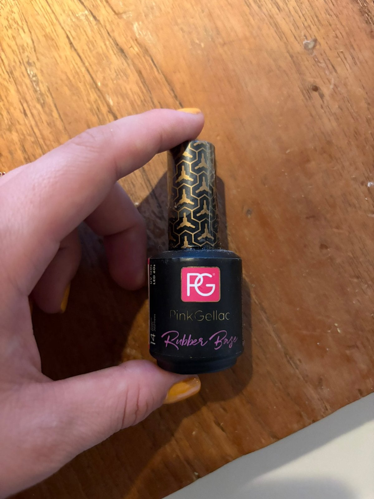 Pink gellac rubber base, Ophalen of Verzenden, Zo goed als nieuw, Overige kleuren, Handen en Nagels