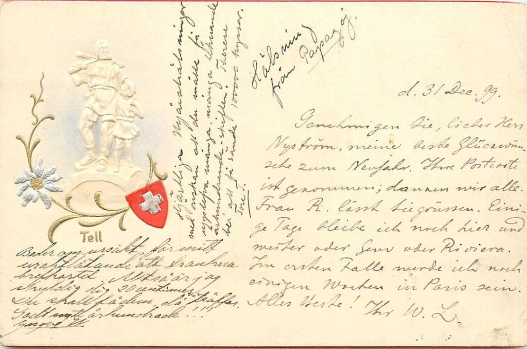 381-200-045 Schweiz Tell, Verzenden, Voor 1920, Overig Europa