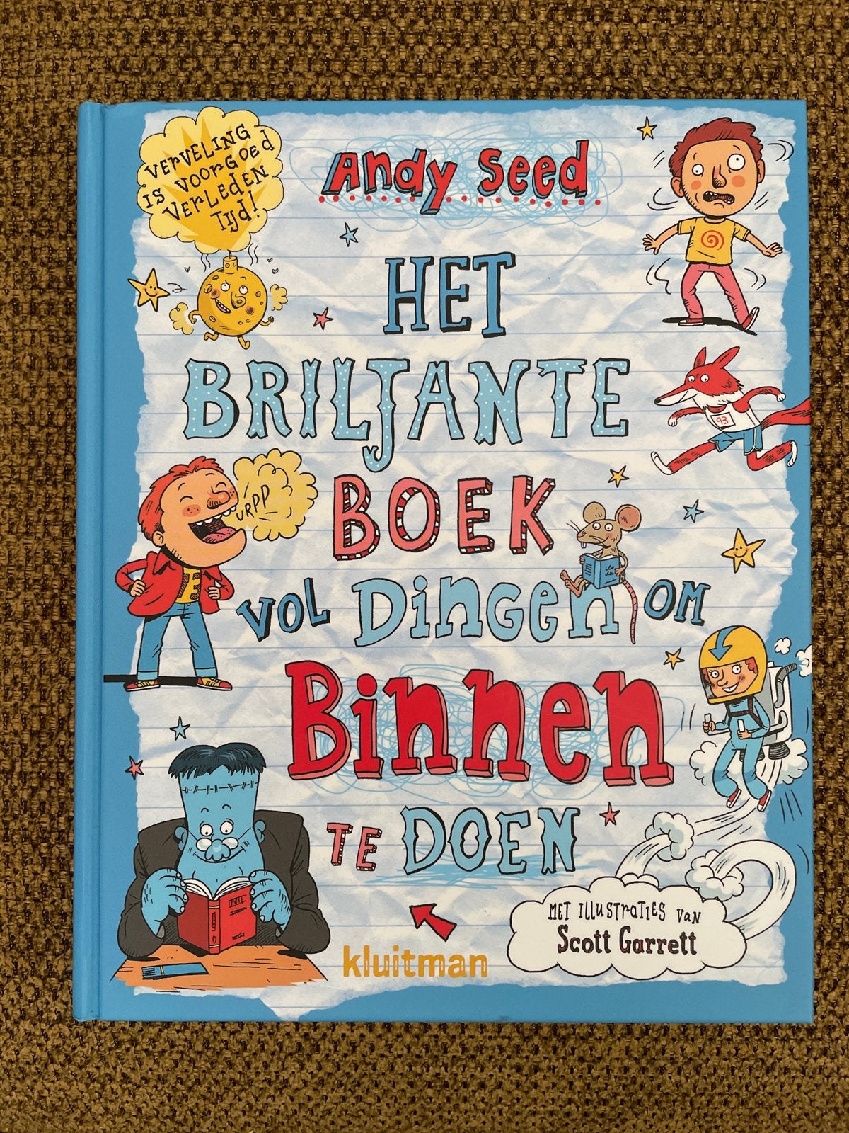 Andy Seed - Het briljante boek vol dingen om binnen te doen, Non-fictie, Nieuw, Andy Seed, Ophalen of Verzenden