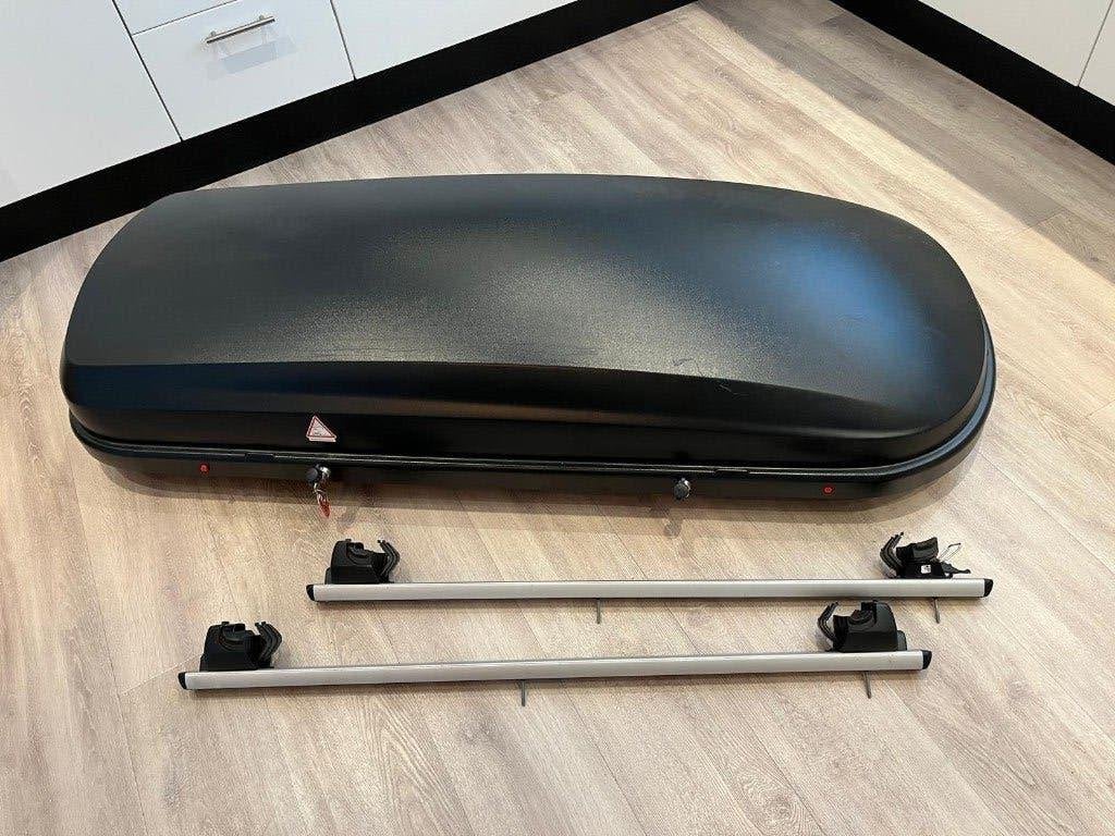 Kamei Husky L dakkoffer 330 L + dakdragers, Ophalen, Zo goed als nieuw