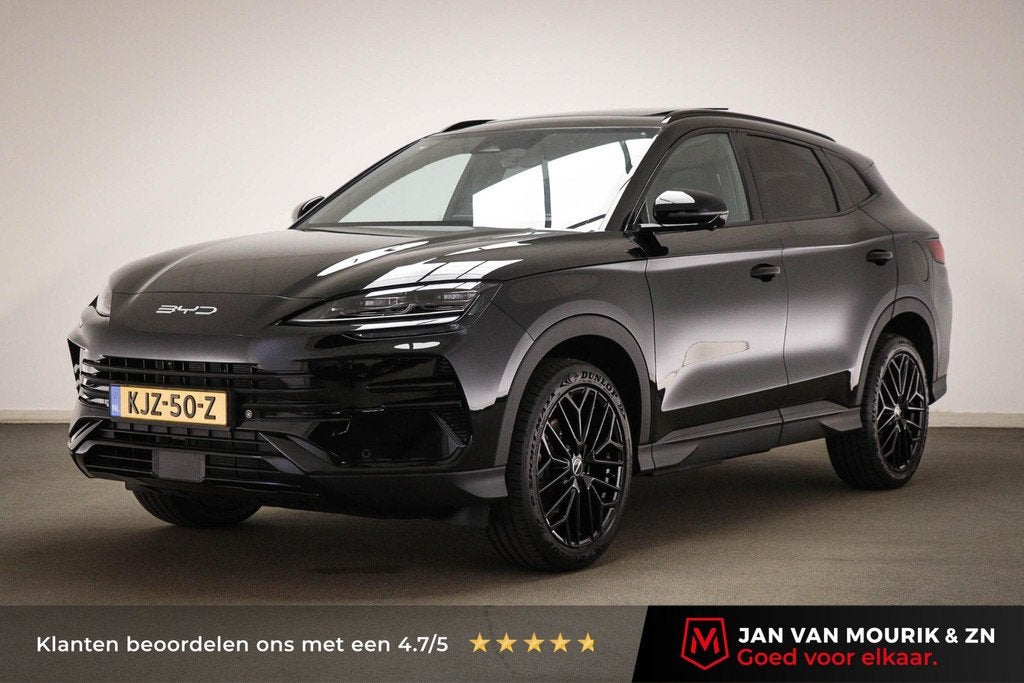 BYD SEAL U 1.5 DM-i FWD Boost | FULL BLACK | STOELVENTILATIE, Auto's, BYD, Seal U, 4 cilinders, Met garantie (alle), Zwart