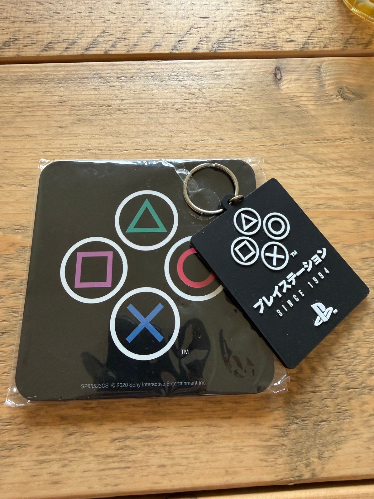 PlayStation onderzetter en sleutelhanger – Onyx set, Ophalen of Verzenden, Nieuw