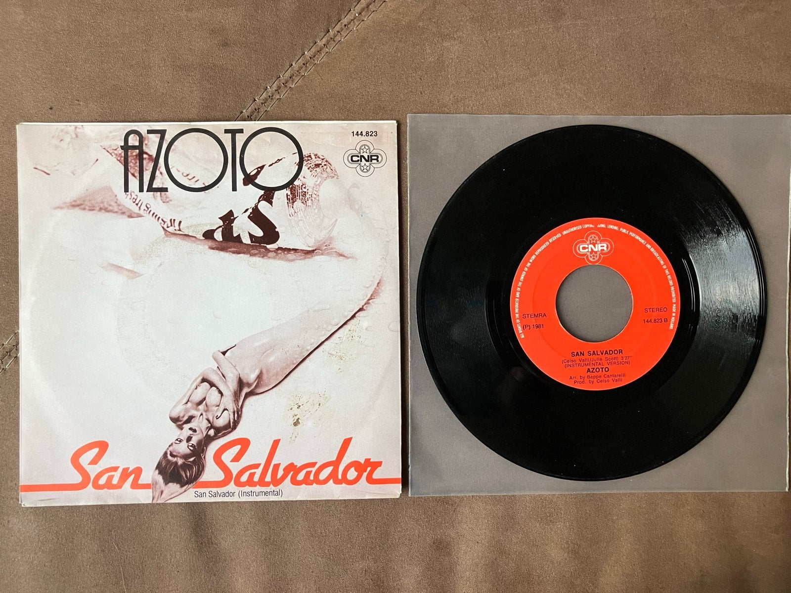 Azoto - San Salvador 7 inch single (1979), Gebruikt, 7 inch, Ophalen of Verzenden, EP