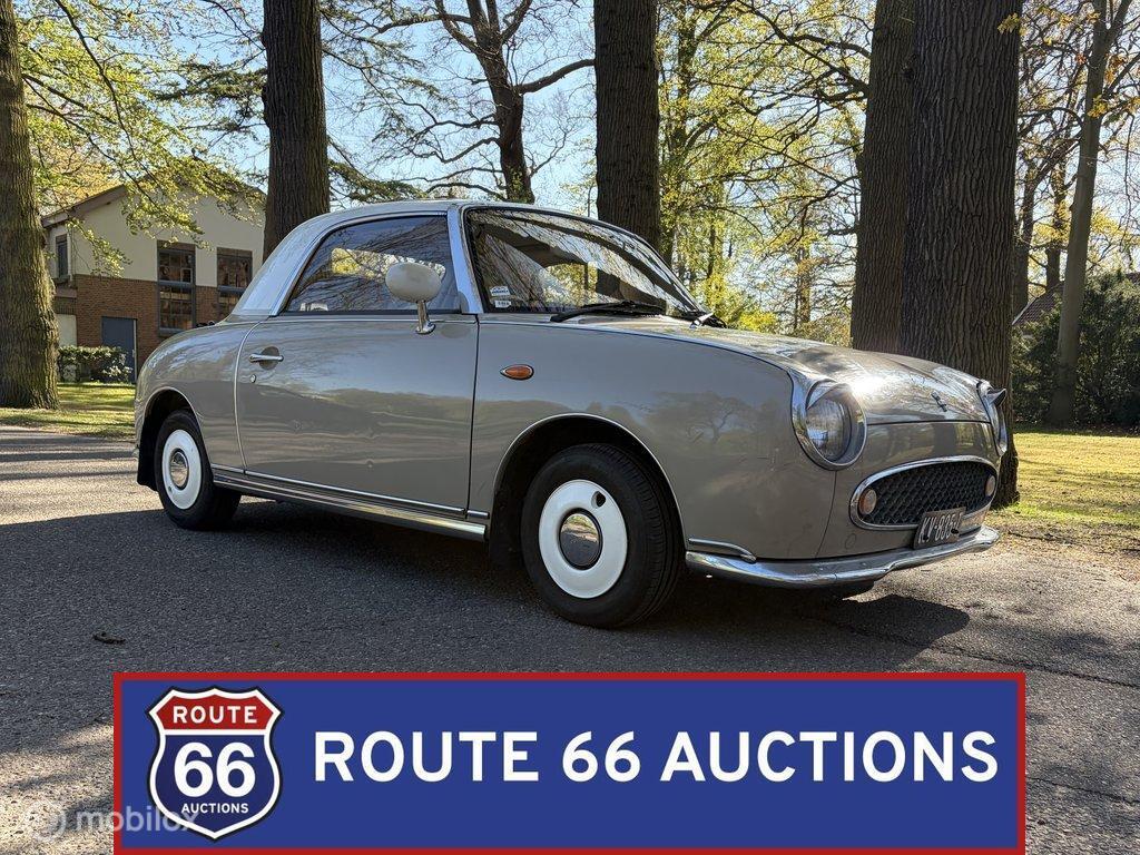 Nissan Figaro | 1991 | Route 66 Auctions, Overige carrosserieën, Zwart, Bedrijf, Handgeschakeld