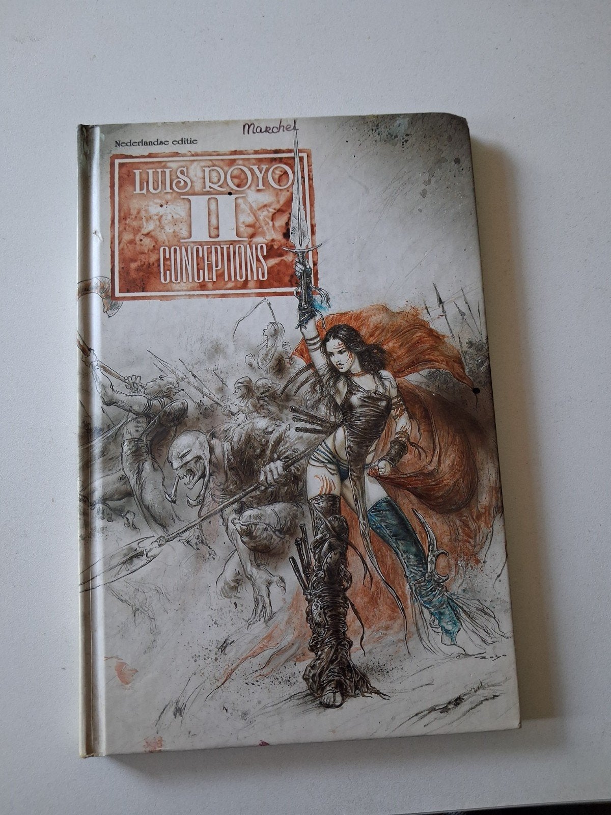 Luis Royo - Conceptions (Nederlandse editie), Ophalen