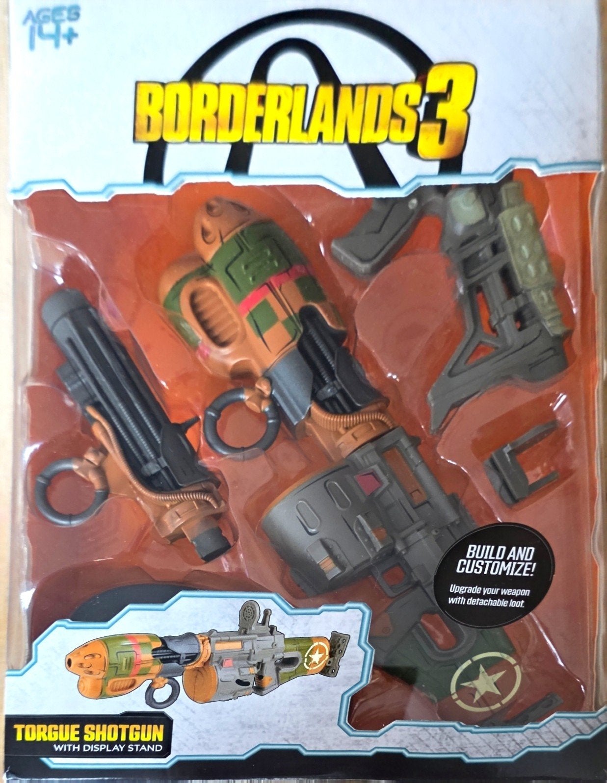 Borderlands 3 Micro Armz Torgue Shotgun actiefiguur, Ophalen, Nieuw