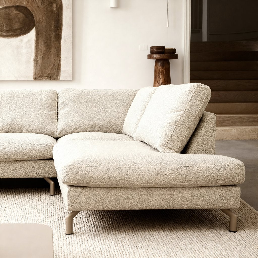 Hoekbank. nieuw in de verpakking. van €1.599 voor €699., Ophalen, 250 tot 300 cm, Nieuw, Metaal