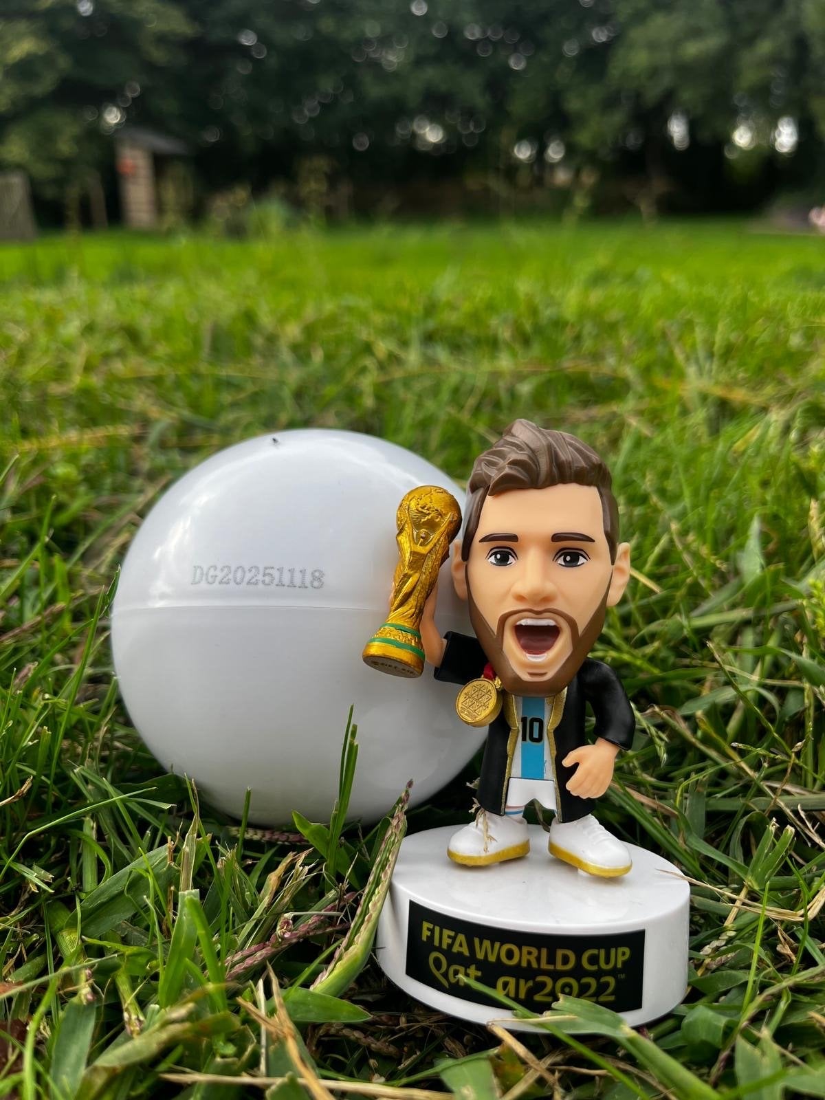 Lionel Messi FIFA World Cup Qatar 2022 Ballers Figuur, Ophalen of Verzenden, Nieuw, Buitenlandse clubs, Beeldje of Poppetje