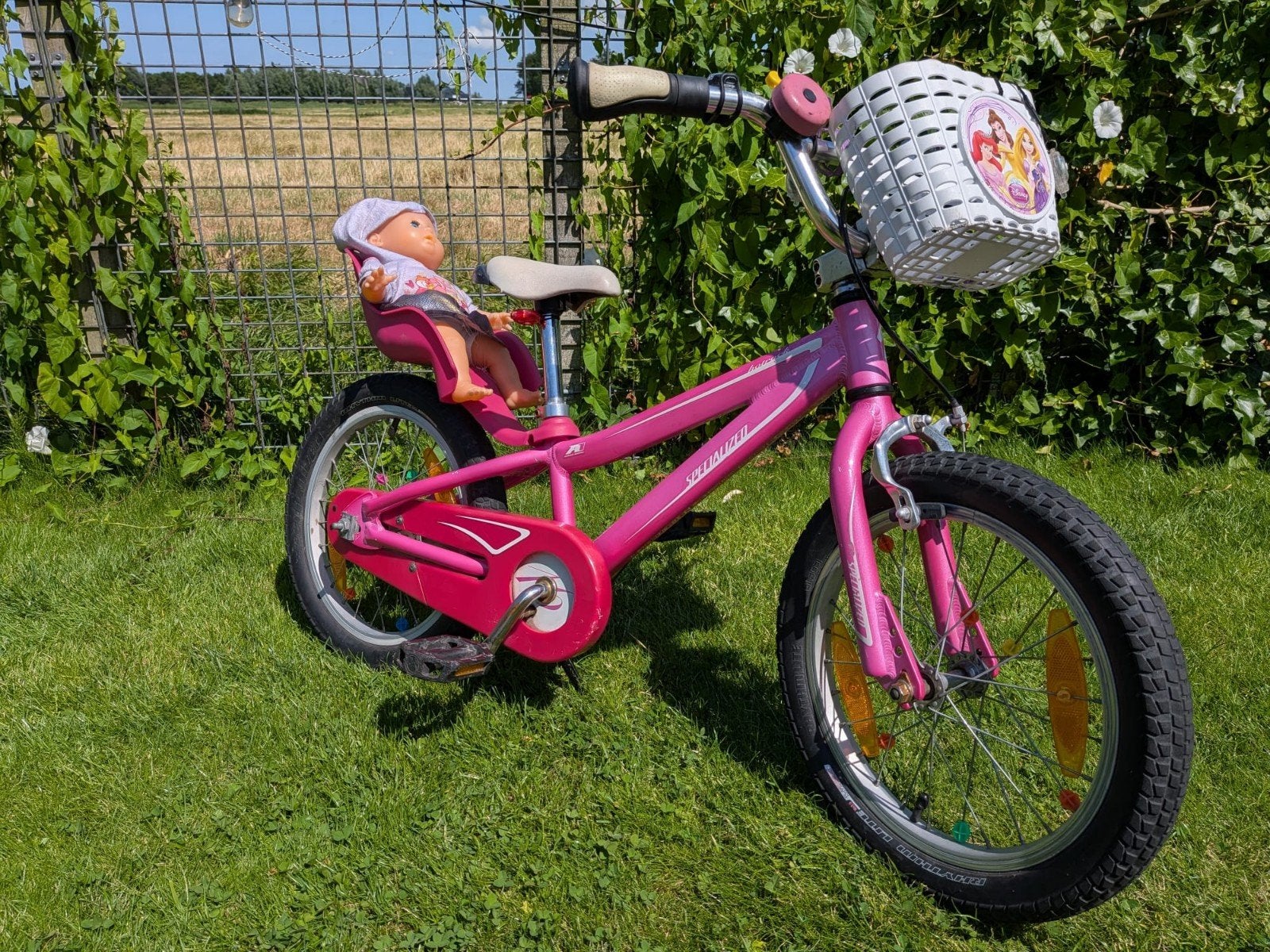 Specialized roze kinderfiets 16 inch, Fietsen en Brommers, Fietsen | Kinderfietsjes, Zijwieltjes, Velgrem, Ophalen, Specialized