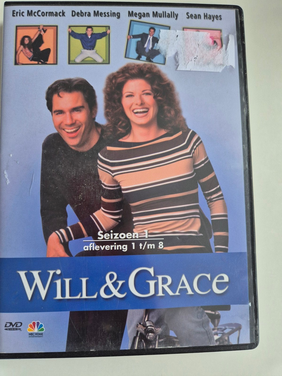 Will & Grace - Seizoen 1 DVD (Aflevering 1 t/m 8), Vanaf 12 jaar, Ophalen of Verzenden, Zo goed als nieuw, Komedie