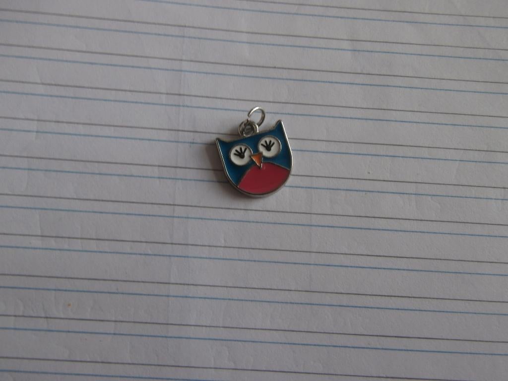 Kettinghanger hanger voor kinder ketting uil in kleurtjes, Ophalen of Verzenden, Zo goed als nieuw