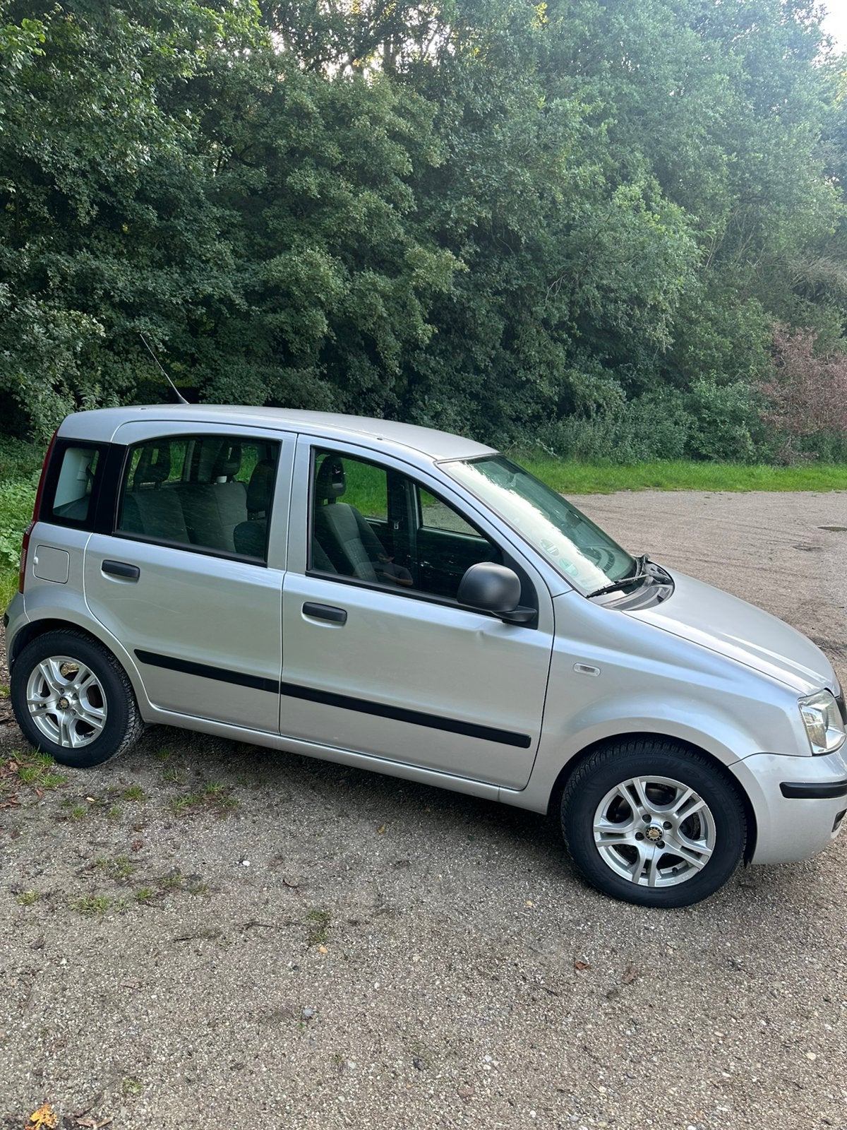 Fiat Panda 1.2/Airco/2012, 1242 cc, Leder en Stof, Handgeschakeld, Grijs