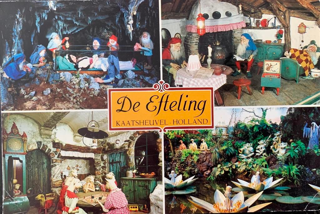De Efteling., Verzamelen, Ansichtkaarten | Nederland, Ophalen of Verzenden, 1960 tot 1980, Gelopen, Noord-Brabant