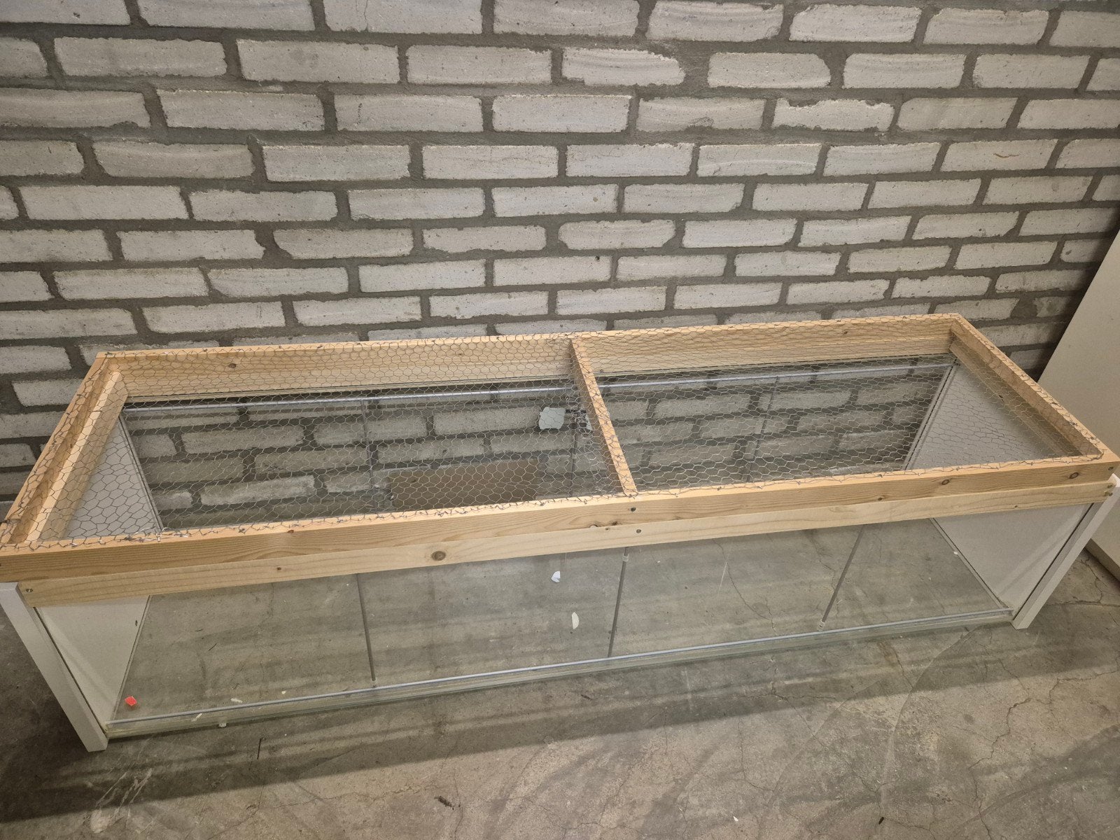 hamster kooi/terrarium (ikea detolf), Minder dan 60 cm, Kooi, Ophalen of Verzenden, Hamster