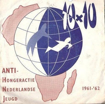 Ruil/koop The Wooltown Jazz Band Anti Hongeractie 1961/62, Gebruikt, 7 inch, Jazz en Blues, Fotohoes