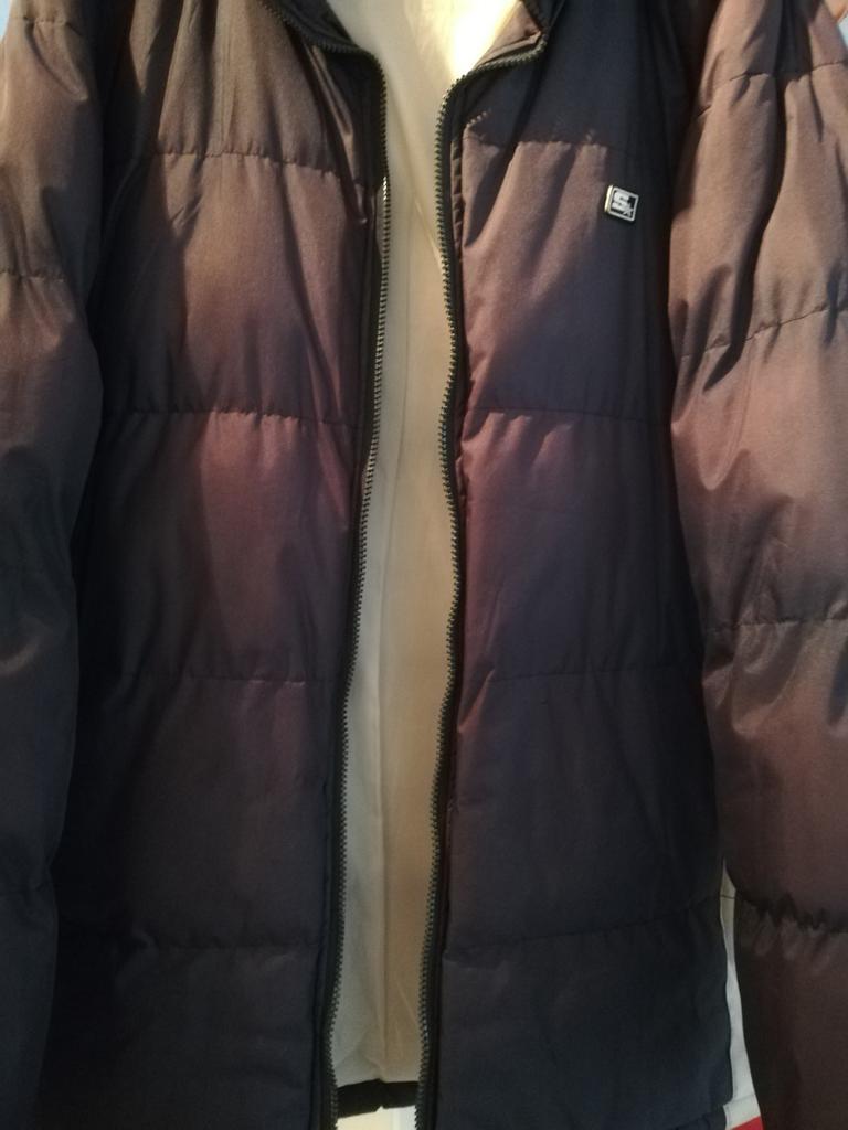 Mooi warm donkerblauw jack, Ophalen of Verzenden, Zo goed als nieuw, Blauw