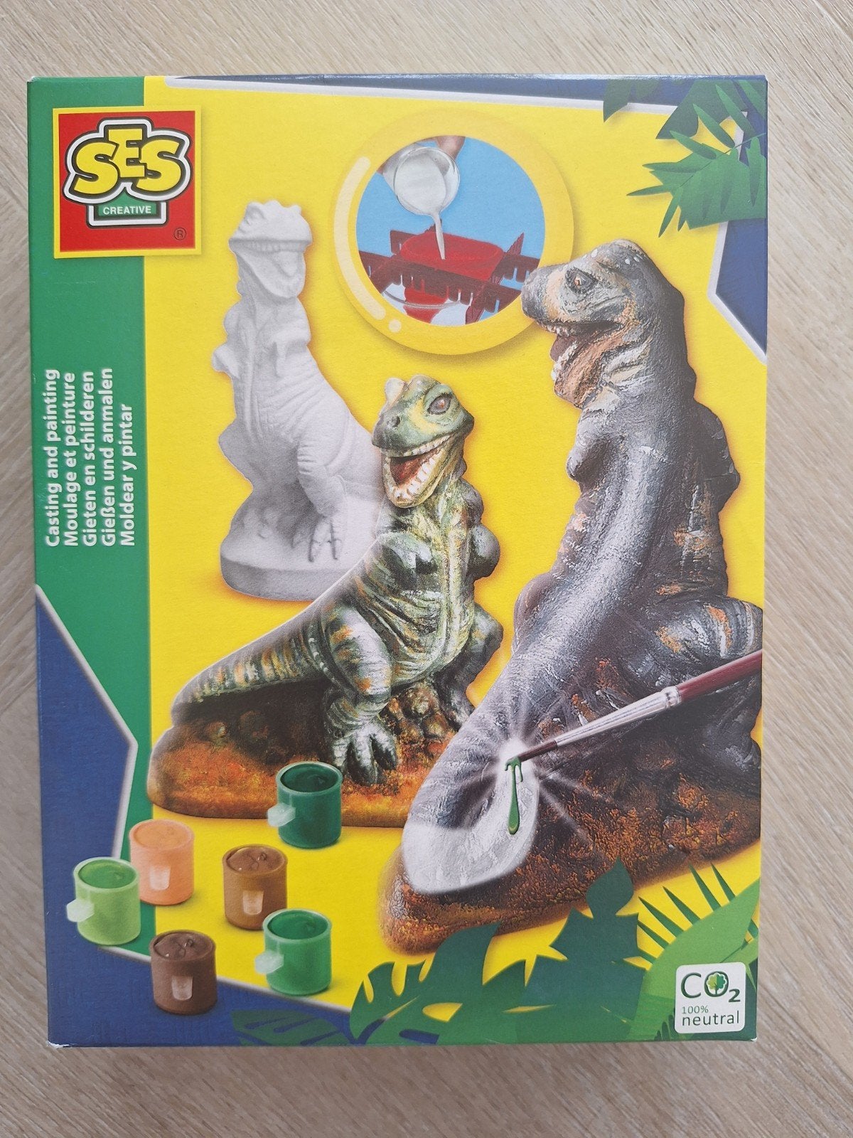SES Creative Gieten & Schilderen Dinosaurus Knutselset, Ophalen of Verzenden