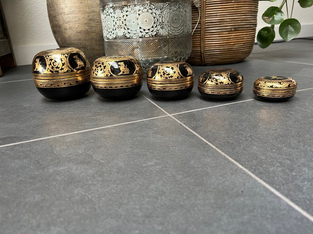Thailand houten dozen met Singha erop, Overige typen, Overige onderwerpen, Minder dan 20 cm, Handgemaakt